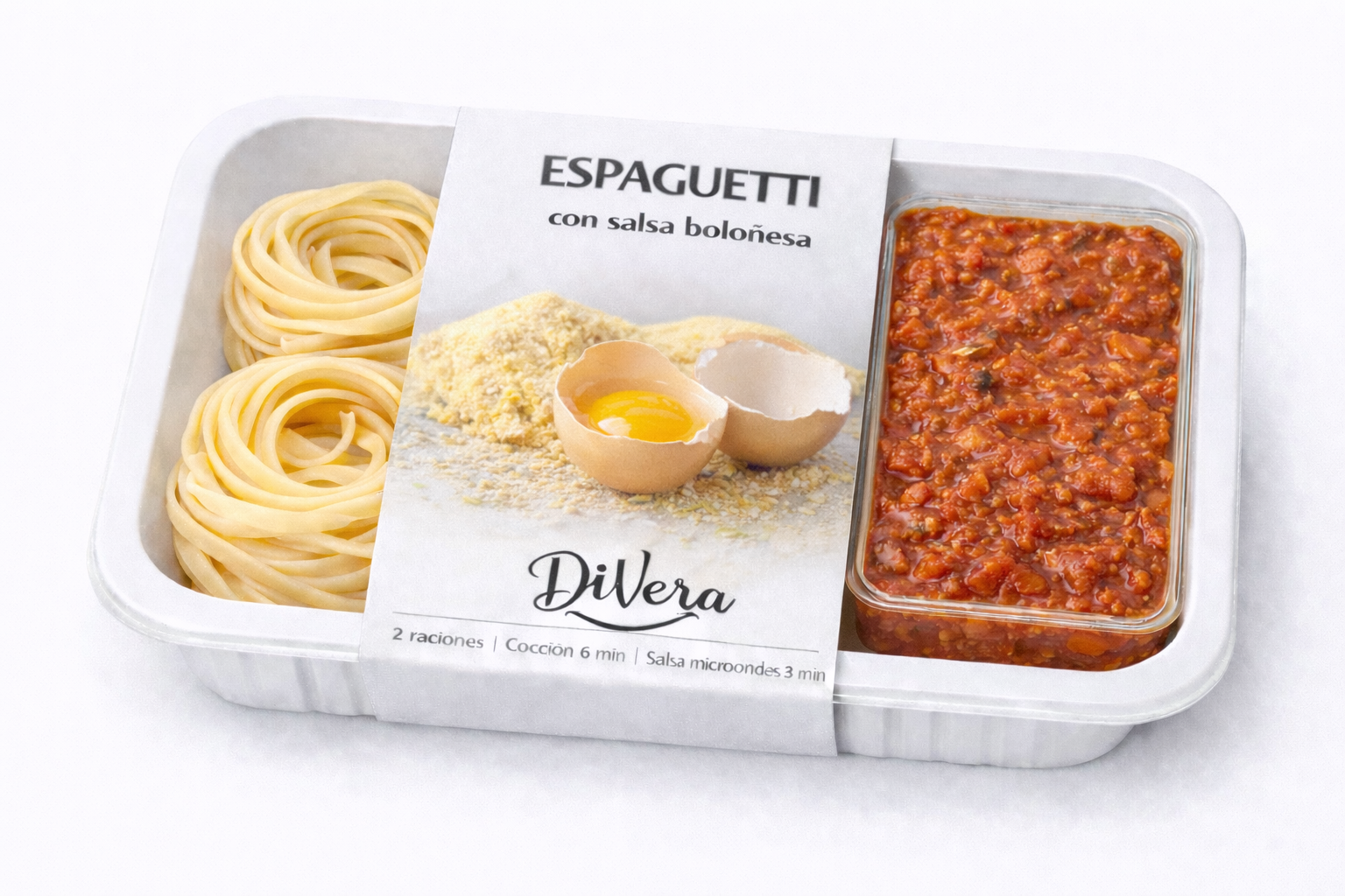 Espaguetti Di Huevo con Salsa Boloñesa (500g)