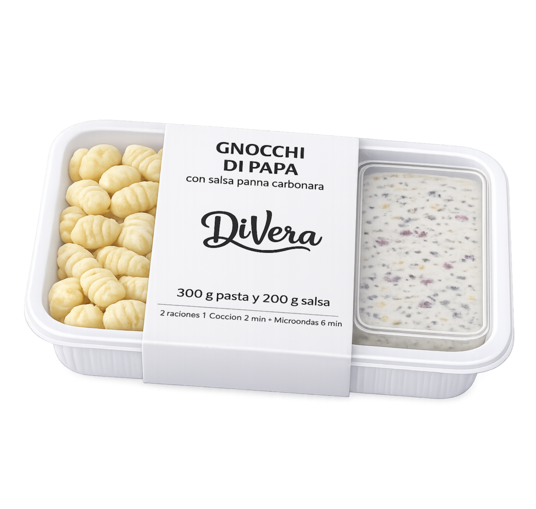 GNOCCHI CON SALSA PANNA CARBONARA