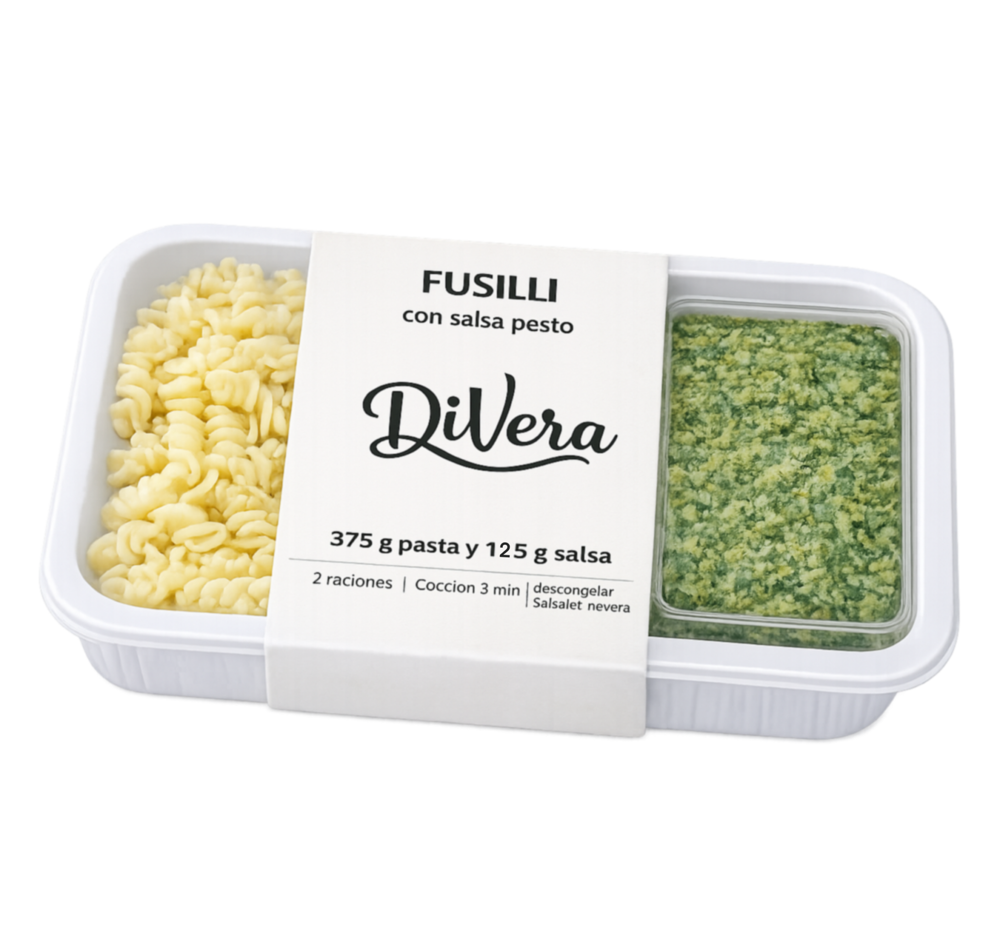 FUSILLI CON SALSA PESTO
