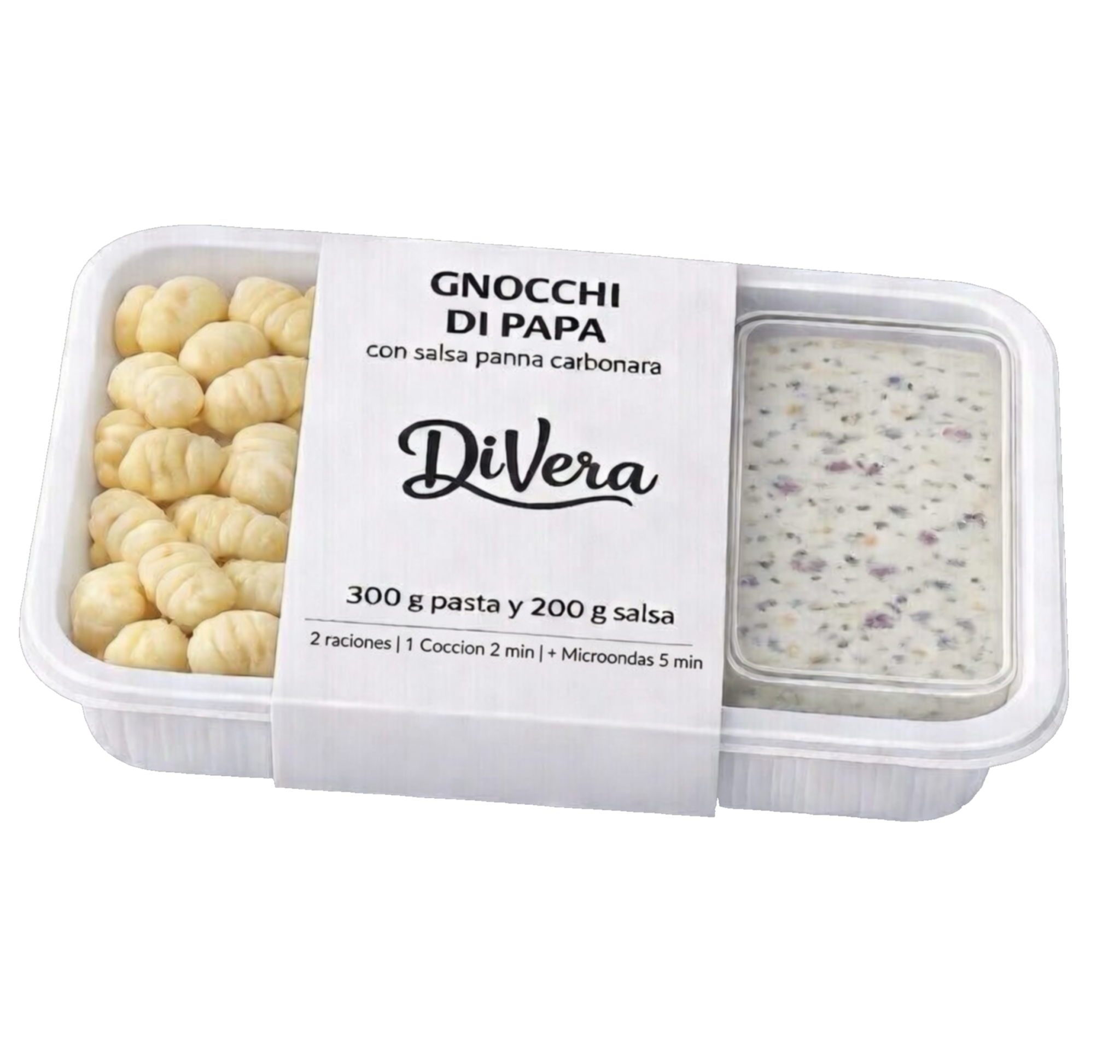 GNOCCHI DI PAPA CON SALSA PANNA CARBONARA